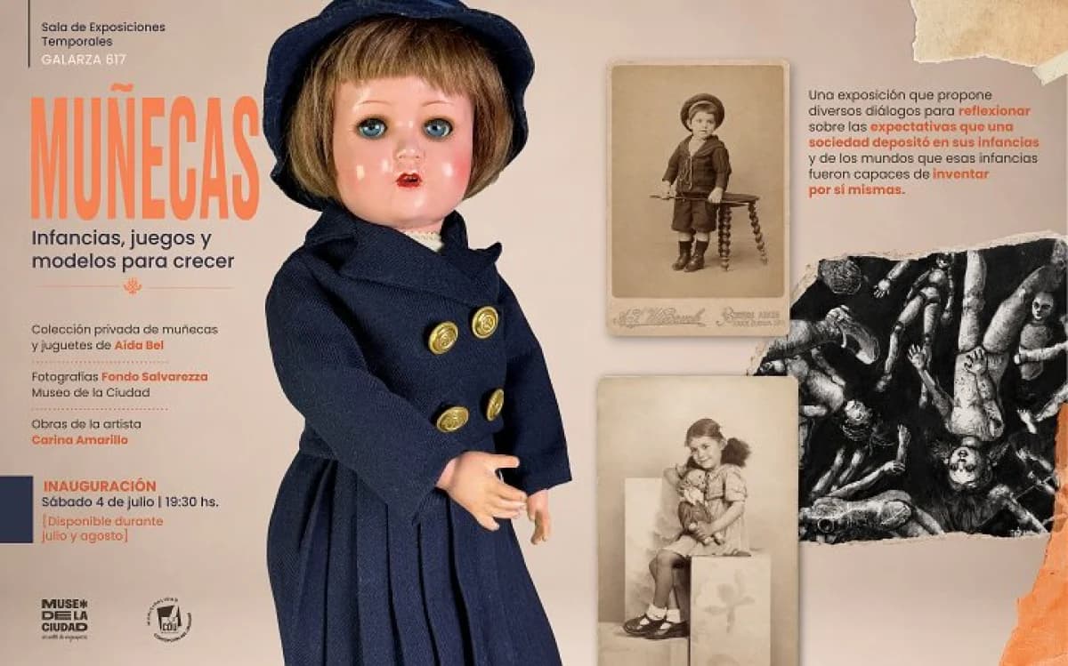Inaugurarán la muestra "Muñecas. Infancias, juegos y modelos para crecer" - imagen de origen