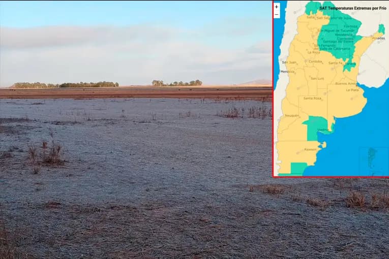 Alerta amarilla por frío extremo en Entre Ríos y zonas de otras 17 provincias: cuáles son las afectadas - imagen de origen