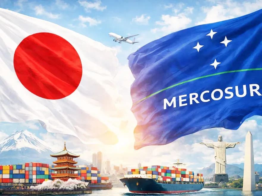 El Mercosur inició negociaciones con Japón para crear una zona de libre comercio entre Sudamérica y Asia - imagen de origen