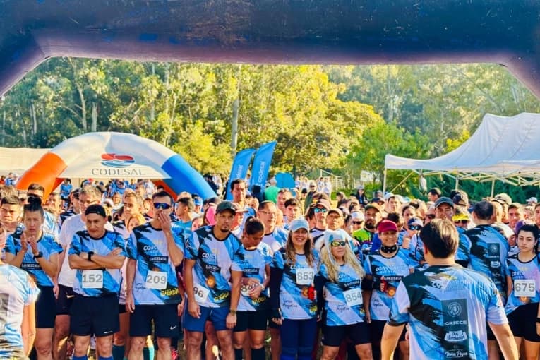 CODESAL acompañó el trail aventura en “La Angélica” anunciando el próximo cruce Salto Grande - imagen de origen