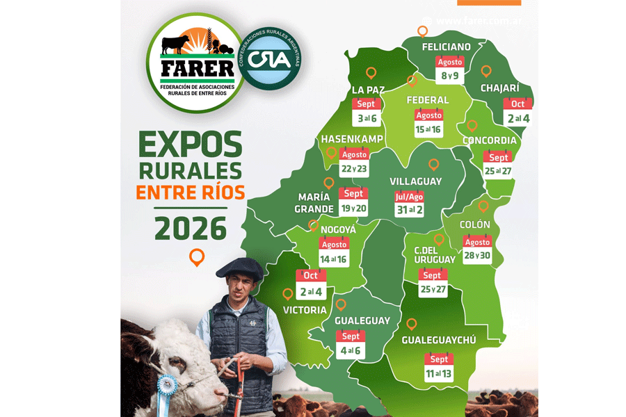 A fin de mes Villaguay abrirá el ciclo 2026 de muestras rurales - imagen de origen