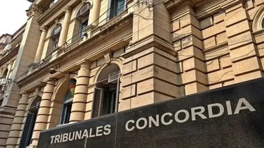 Movimiento de causas judiciales en tribunales de Concordia - imagen de origen
