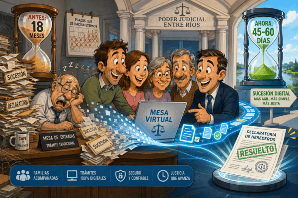 Sucesiones digitales en Entre Ríos: una buena noticia judicial que ahora deberá probarse en los juzgados - imagen de origen