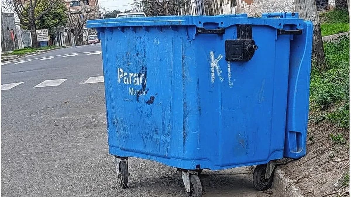 El municipio pide cuidar los contenedores para mejorar la limpieza y prevenir anegamientos en Paraná - imagen de origen