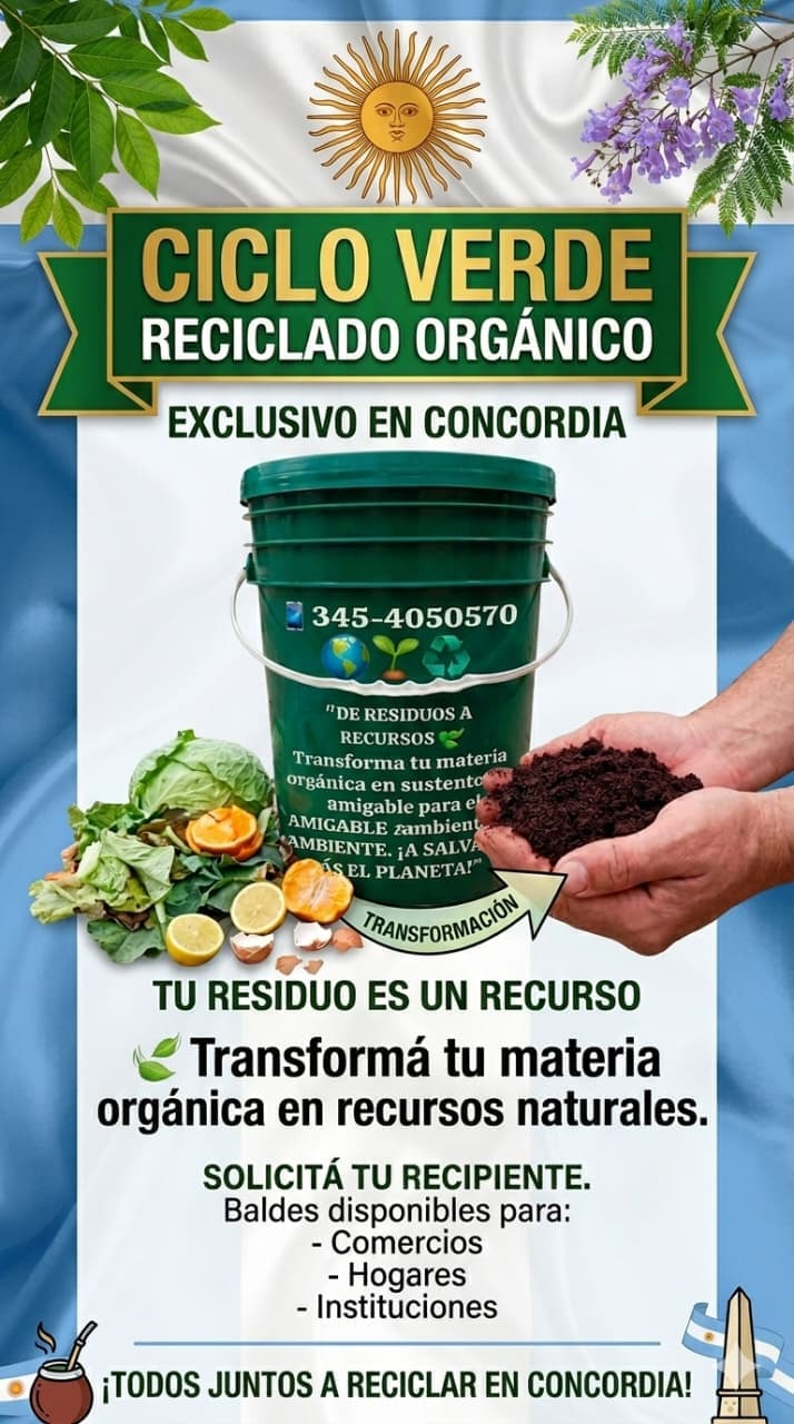 Necesitan baldes para fortalecer el reciclado de residuos en La Bianca y ampliar la red de compostaje - 7PAGINAS - imagen de origen