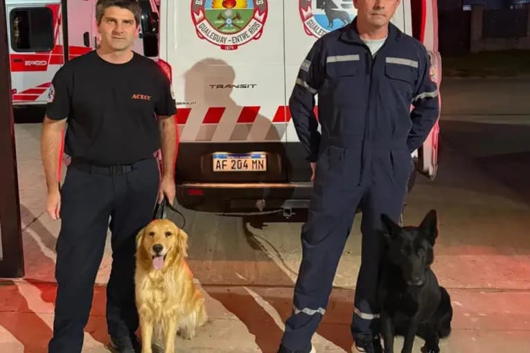 Bomberos entrerrianos viajaron a Venezuela para participar de rescates tras los terremotos - imagen de origen