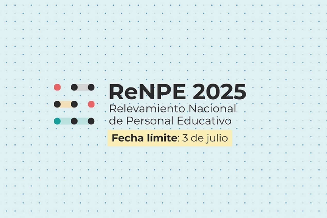 Se extendió hasta el 3 de julio el plazo para completar el Relevamiento Nacional del Personal Educativo - imagen de origen