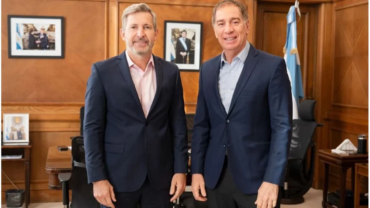 Rogelio Frigerio felicitó a Diego Santilli - imagen de origen