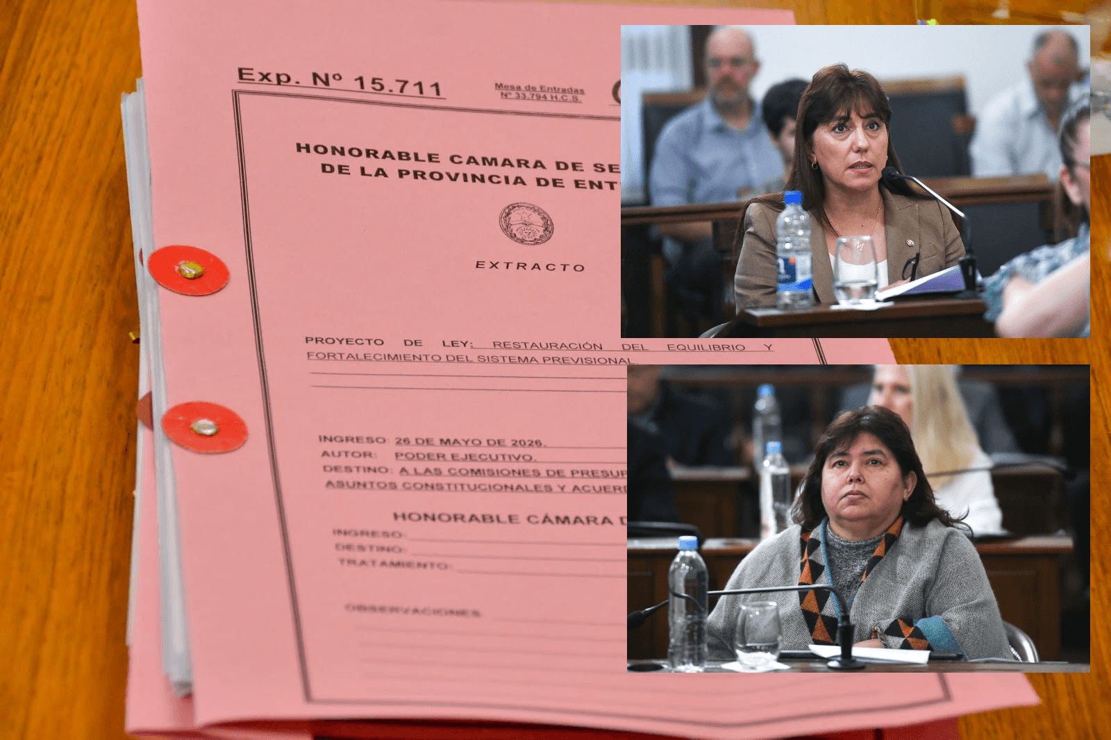 Con el voto de dos senadoras del PJ, la reforma se aprobó en el Senado - imagen de origen