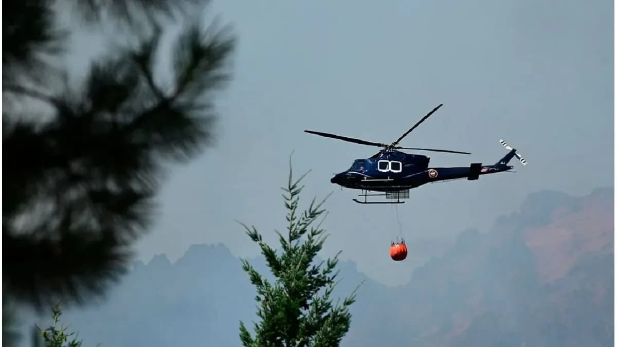 San Juan: siete muertos al caer un helicóptero de control de incendios forestales - imagen de origen