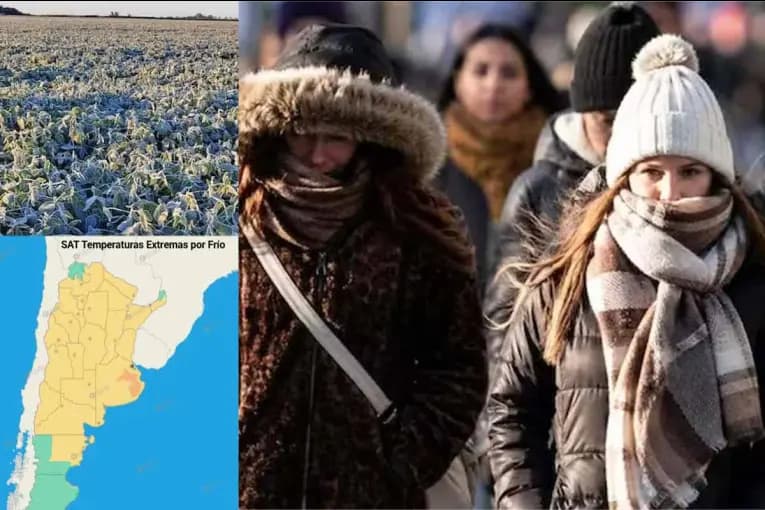 El frío antártico se expande por el país y se esperan temperaturas bajo cero - imagen de origen