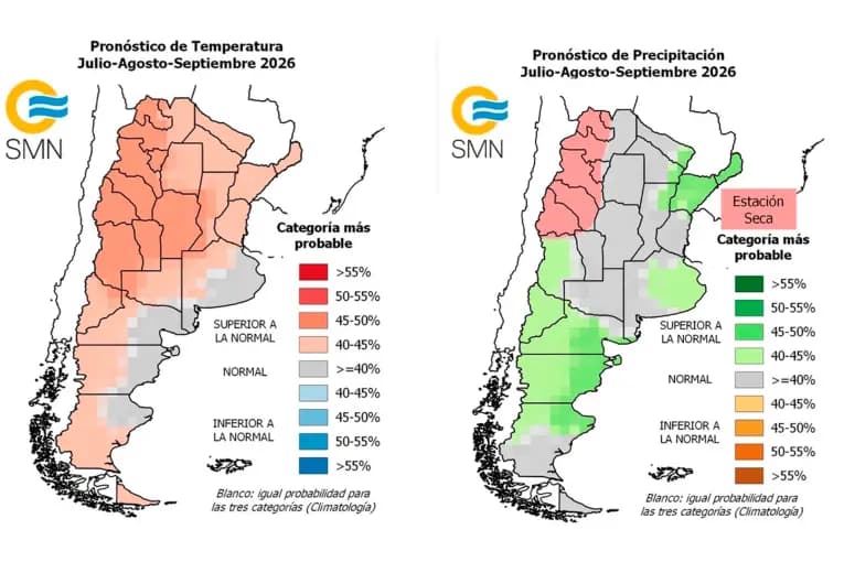 Tras la ola polar, el SMN pronostica un trimestre con temperaturas superiores a lo normal - imagen de origen