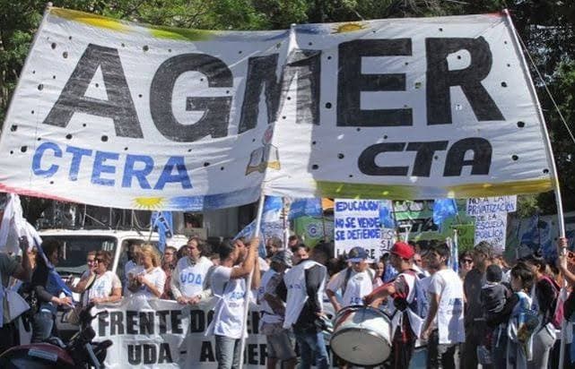 AGMER aseguró que el paro docente tuvo un 80% de adhesión en Entre Ríos - imagen de origen