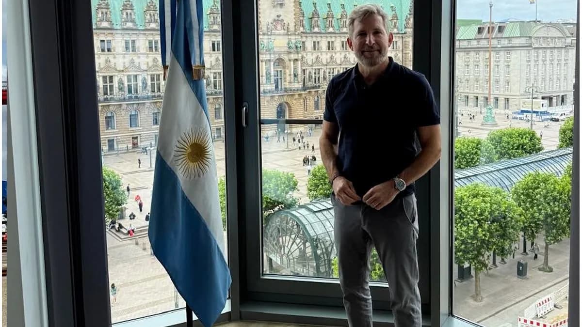 Rogelio Frigerio impulsó la agenda exportadora y logística de Entre Ríos en Hamburgo - imagen de origen
