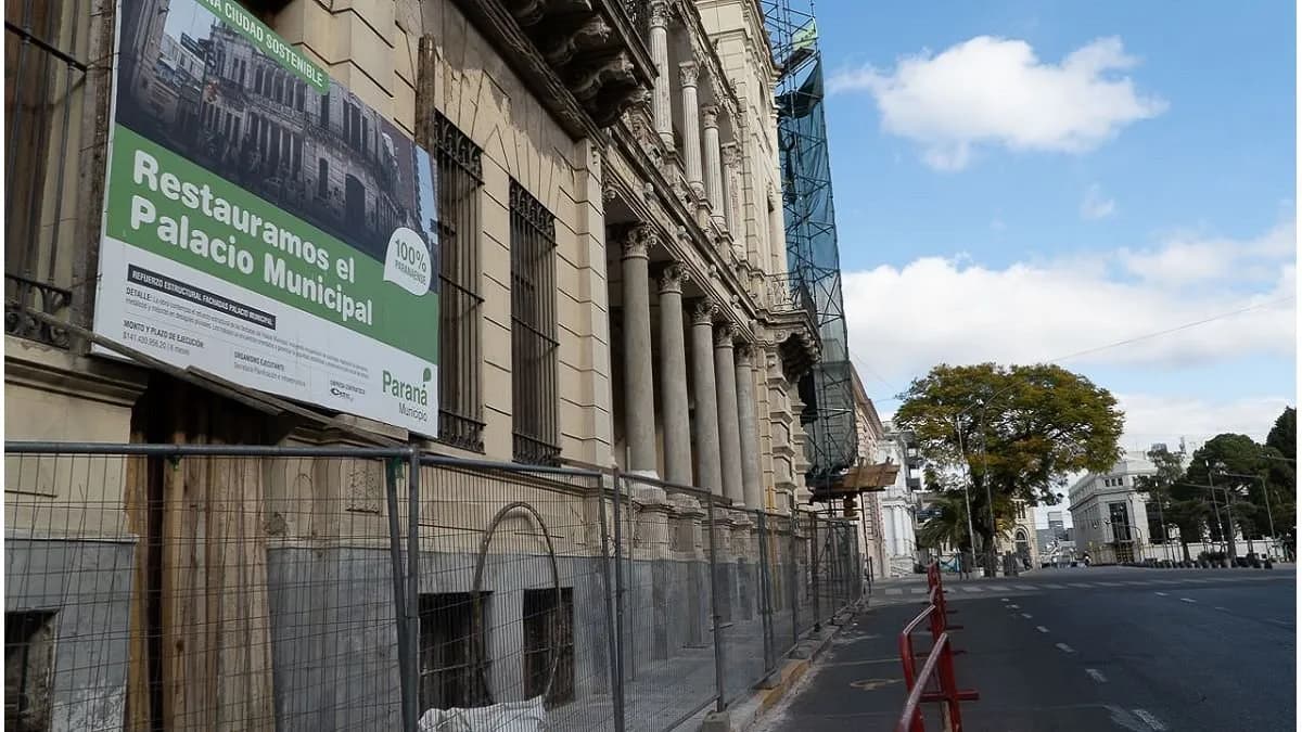 La Municipalidad de Paraná continúa recuperando el patrimonio histórico de la ciudad - imagen de origen