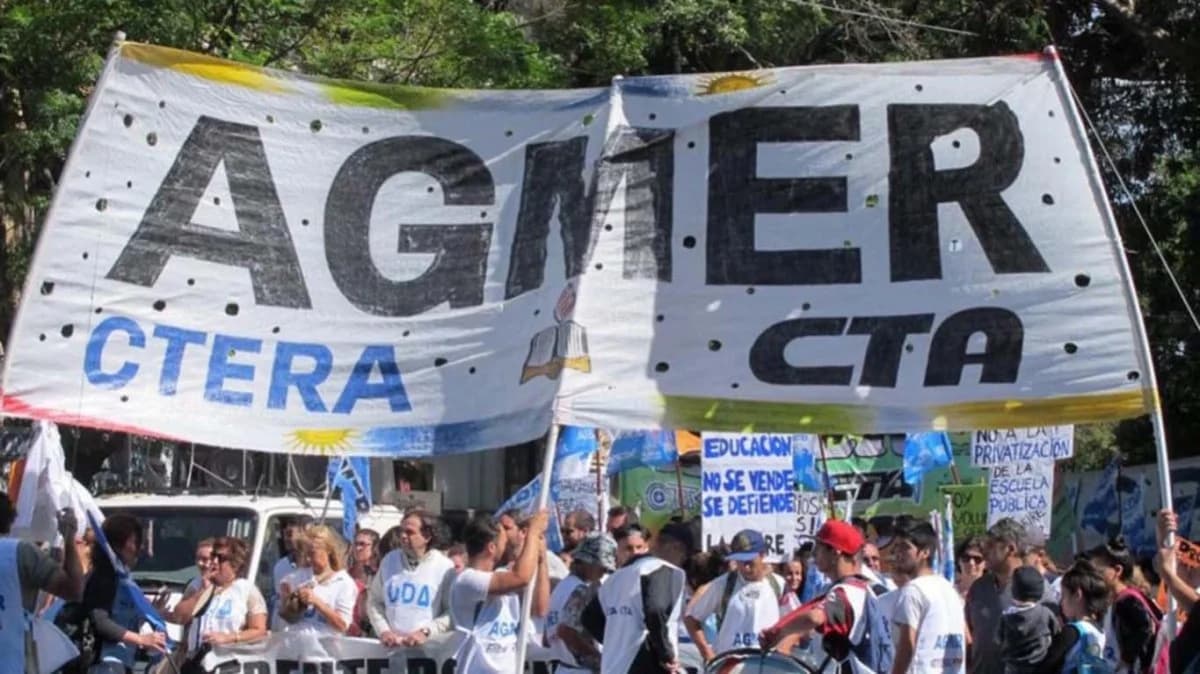 Docentes destacaron un 80% de adhesión al paro y ratificaron el rechazo a la reforma previsional - imagen de origen