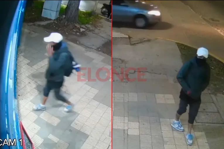 Detuvieron al delincuente que asaltó con un cuchillo un comercio de bebidas y quedó filmado - imagen de origen