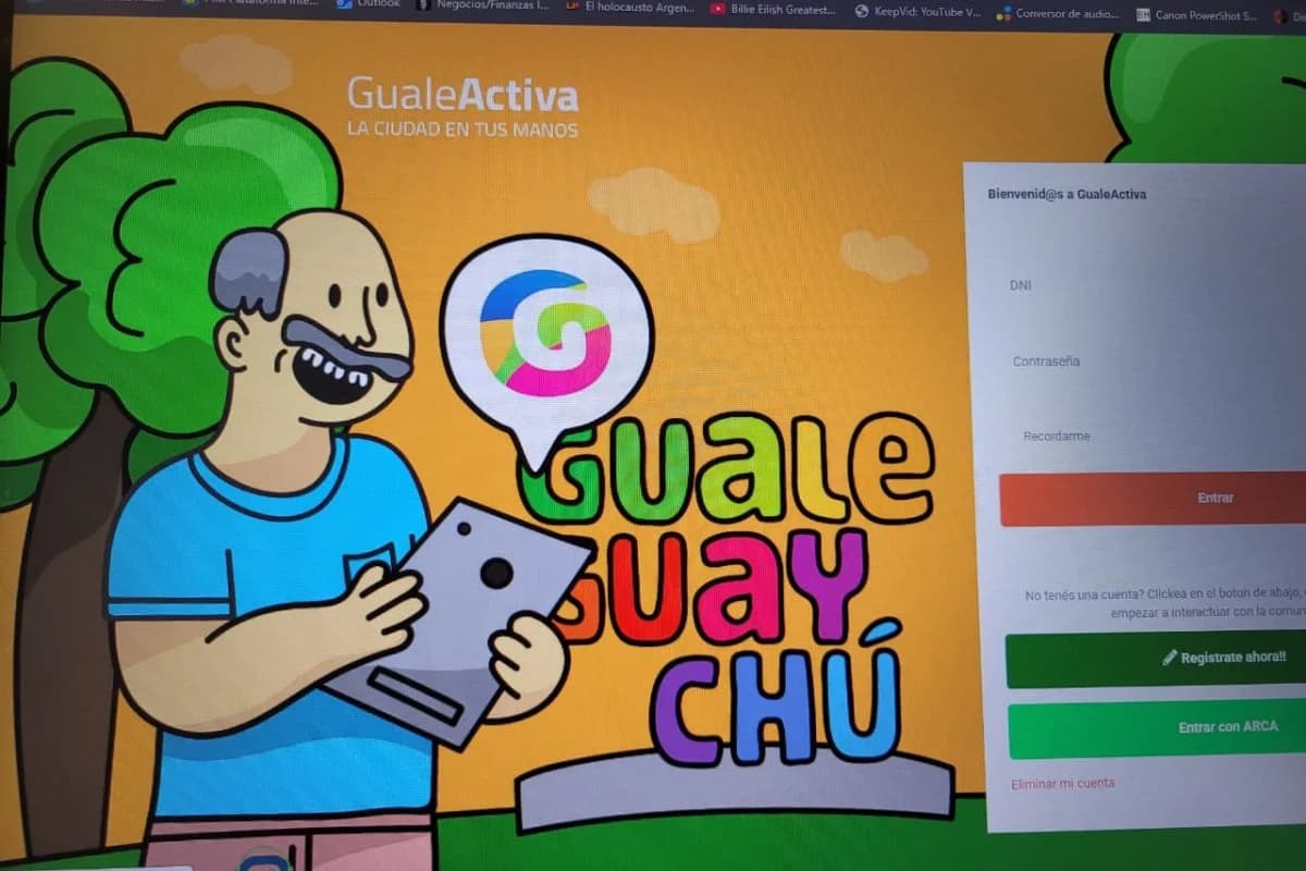 Informaron que la plataforma Guale Activa no funcionará durante unas horas por mantenimiento técnico - imagen de origen