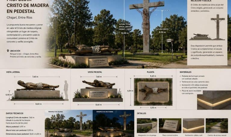 Piden volver a colocar el cristo de madera en su antiguo lugar - imagen de origen