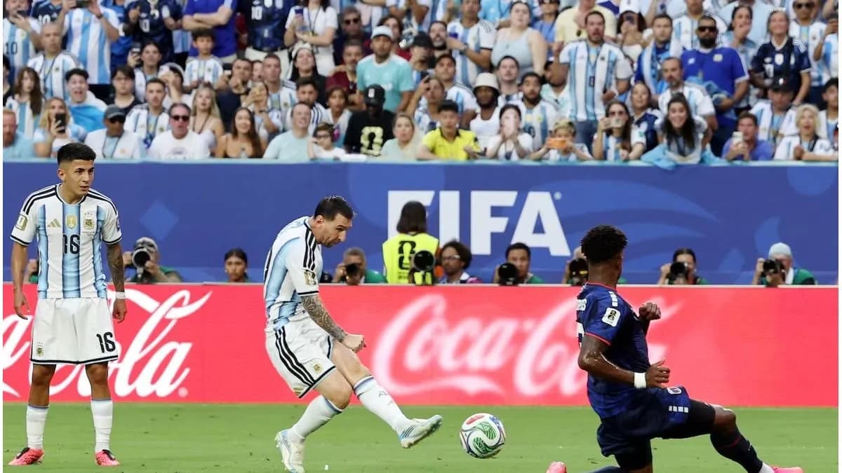 Final: Argentina sufrió más de la cuenta, pero se instaló en octavos de final - imagen de origen
