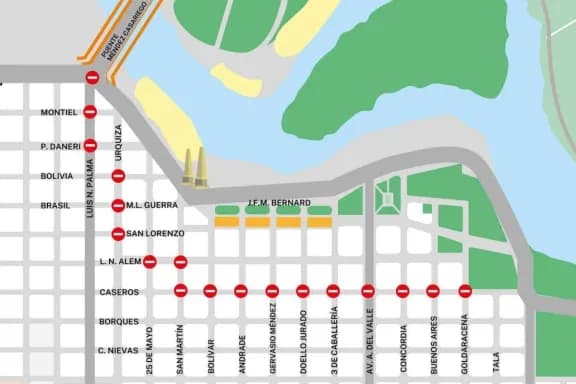 Habrá cortes de tránsito por el acto y desfile del 9 de Julio en la Costanera - imagen de origen