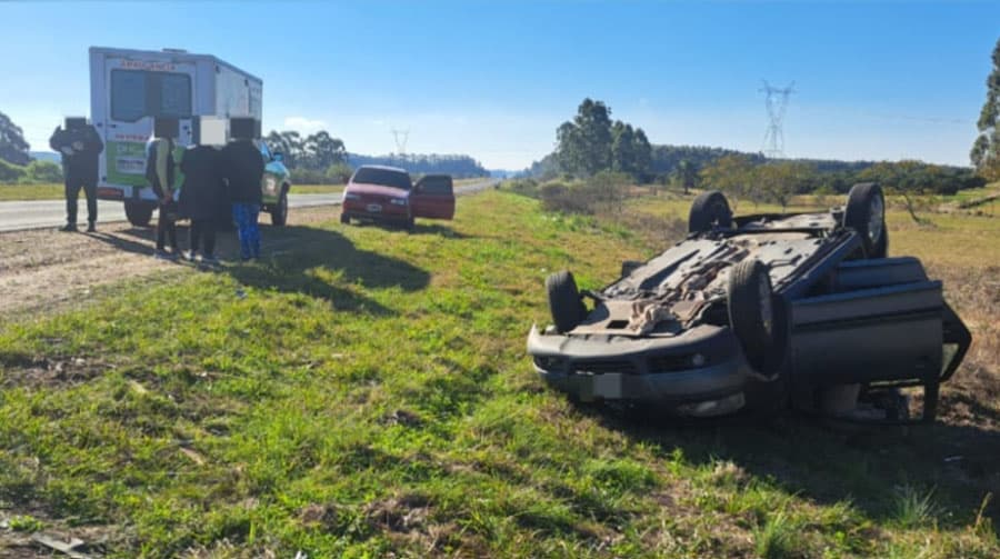 Otro accidente de tránsito con personas lesionadas en Autovía Artigas - imagen de origen