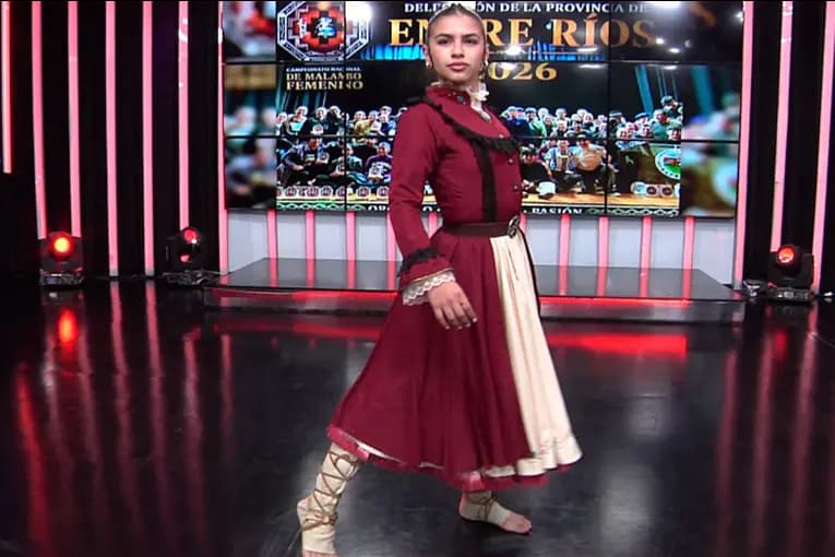 Luz Aguirre fue bicampeona provincial de malambo y con 14 años, buscará el título nacional - imagen de origen