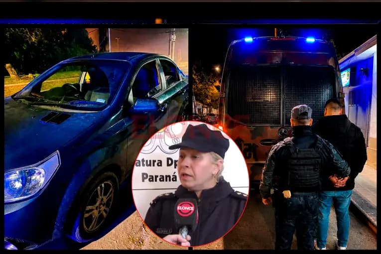 Detenido tras persecución policial en Paraná cuenta con antecedentes por venta de drogas - imagen de origen