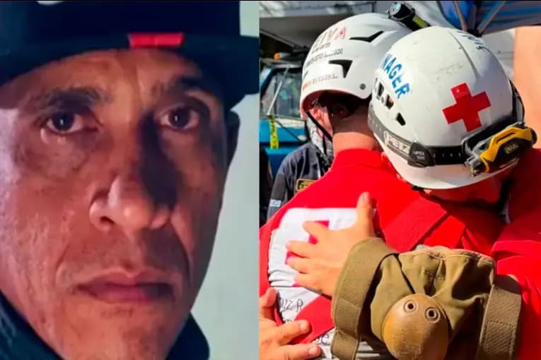 Rescataron a Hernán Gil en Venezuela: sobrevivió ocho días bajo los escombros y se convirtió en el rostro de la esperanza - imagen de origen
