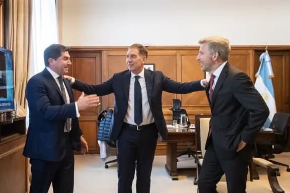 Frigerio mantuvo su primera reunión con Santilli como jefe de Gabinete - imagen de origen