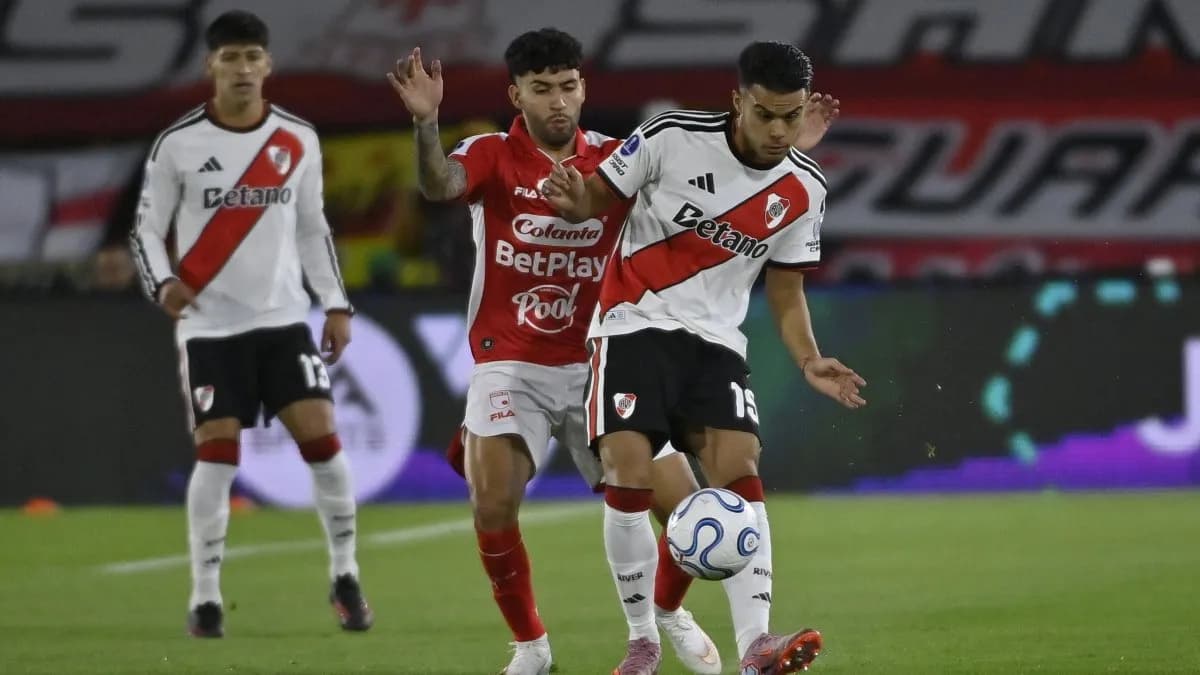 En Colombia, River Plate empató sin goles ante Independiente Santa Fe - imagen de origen