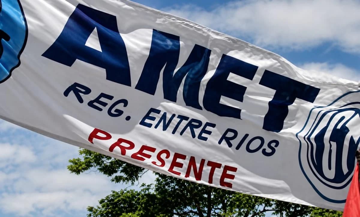 AMET anunció un paro y movilización para este miércoles en Entre Ríos - imagen de origen
