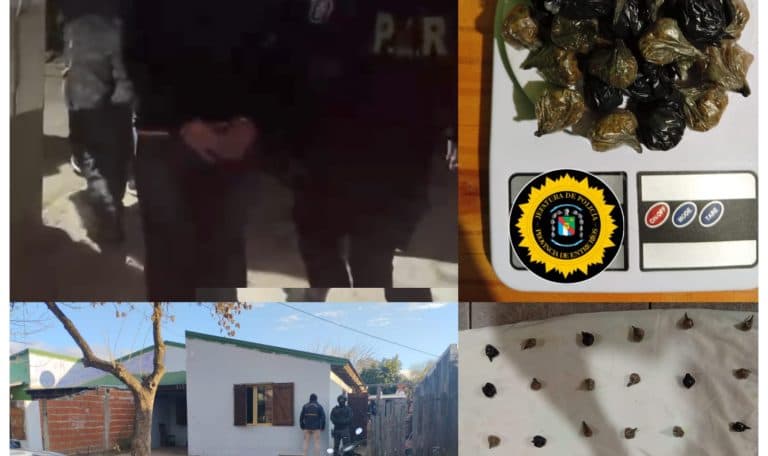 Dos detenidos tras allanamiento por narcomenudeo en Federación - imagen de origen