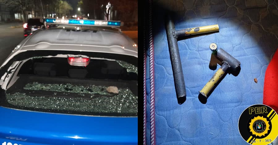 Violencia en el Ex Circuito Mena: atacó a piedrazos a un patrullero, intentó fugarse y le secuestraron una "tumbera" - imagen de origen