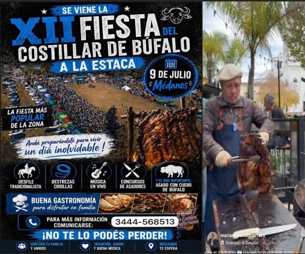 Maestros asadores de Concordia competirán en el desafiante torneo del Costillar de Búfalo a la estaca - 7PAGINAS - imagen de origen