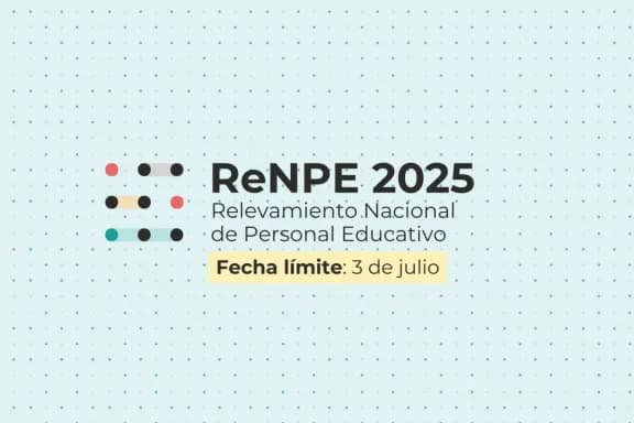Se extendió hasta el 3 de julio el plazo para completar el Relevamiento Nacional del Personal Educativo - imagen de origen
