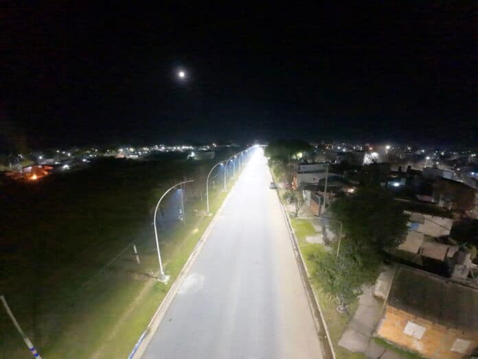 Encendieron 130 luminarias LED en Frondizi - imagen de origen