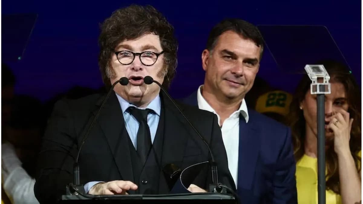 Javier Milei apoyó la candidatura de Flávio Bolsonaro: “No hay otro capaz de terminar con el Riesgo Lula” - imagen de origen