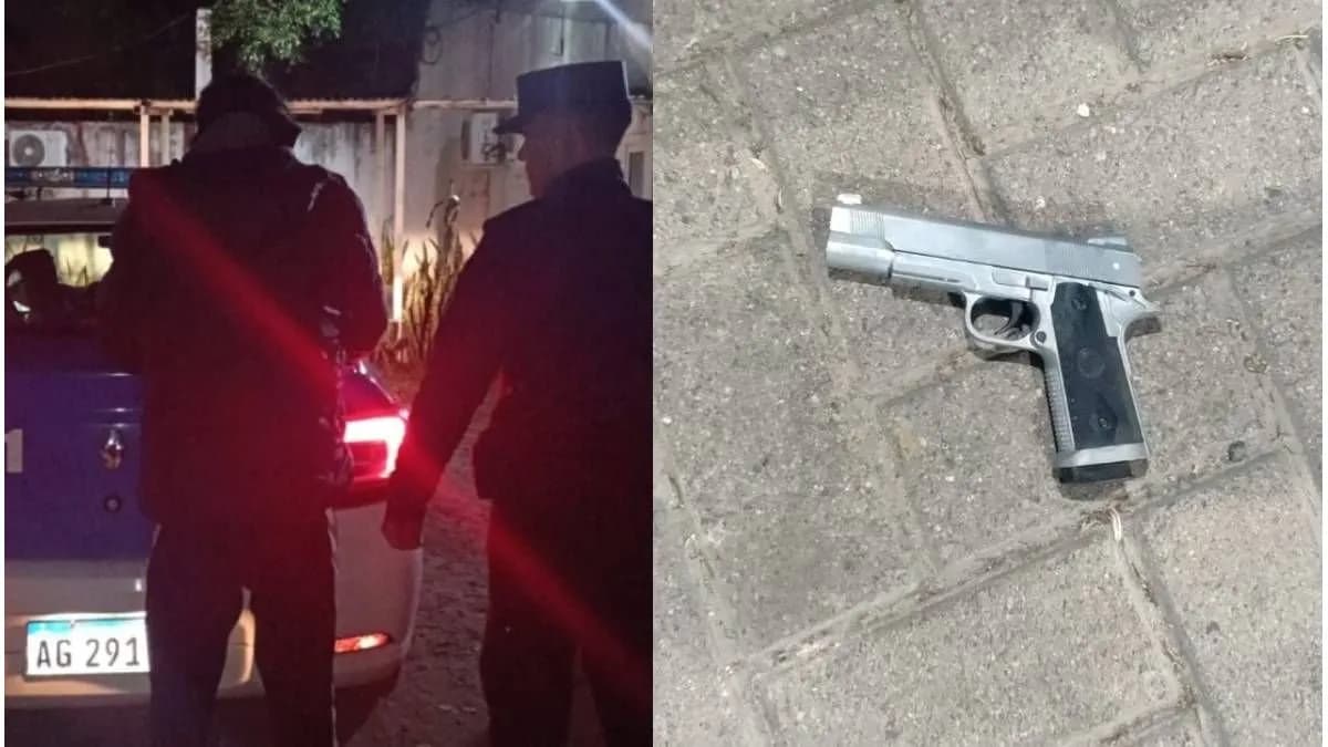 Paraná: un joven y un adolescente fueron demorados con una réplica de arma de fuego - imagen de origen