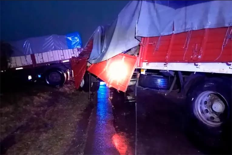Murió el camionero brasileño que había sufrido graves heridas tras un choque frontal en Ruta 6 - imagen de origen