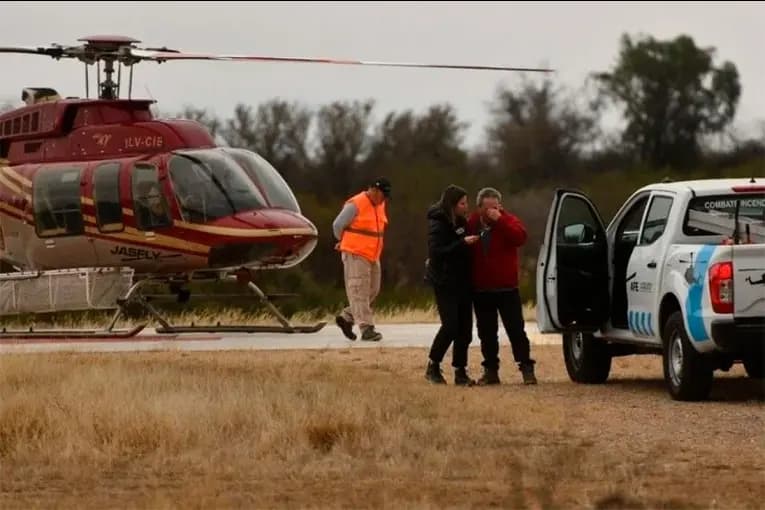Recuperaron la caja negra del helicóptero que cayó en San Juan - imagen de origen