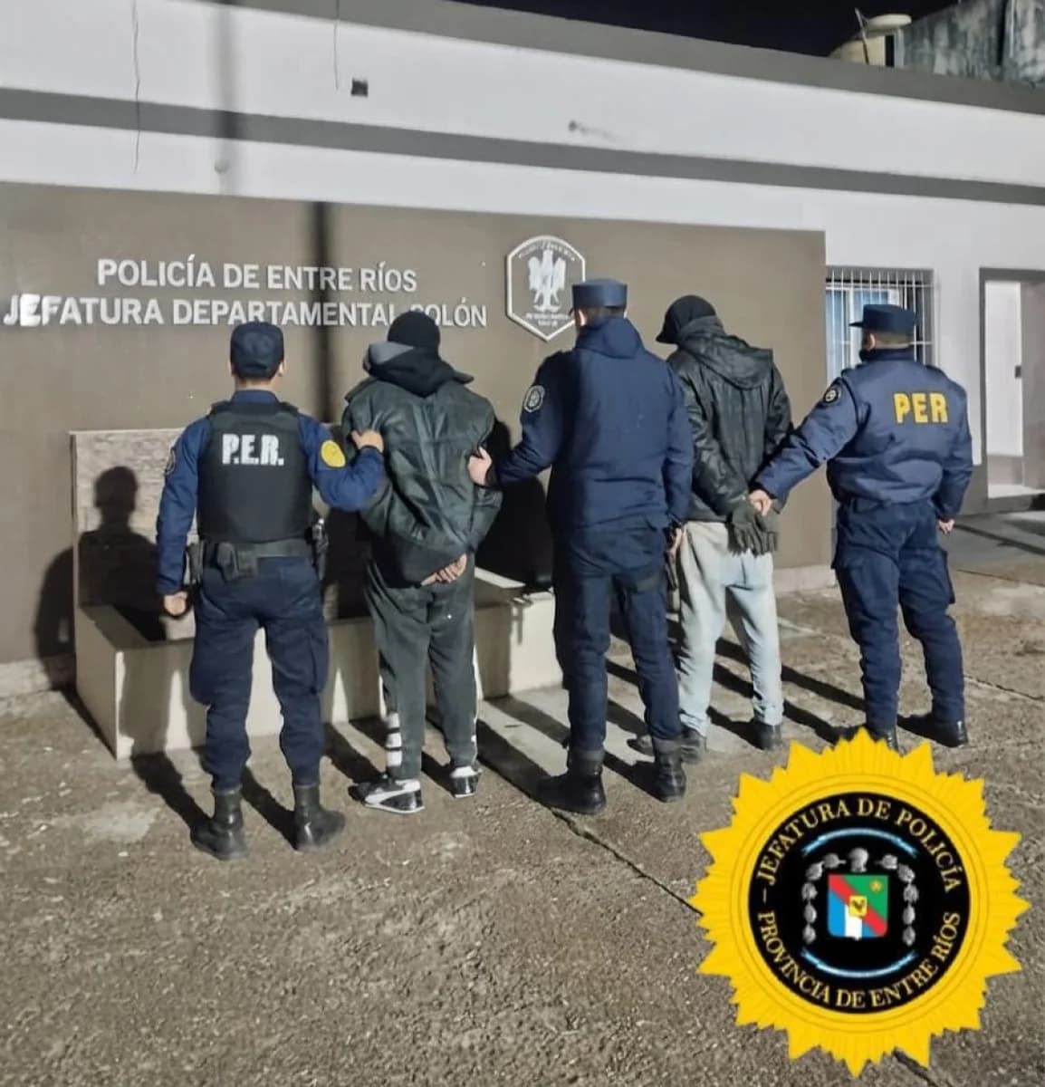 Colón: Frustraron un robo en propiedad privada y detuvieron a dos jóvenes - imagen de origen