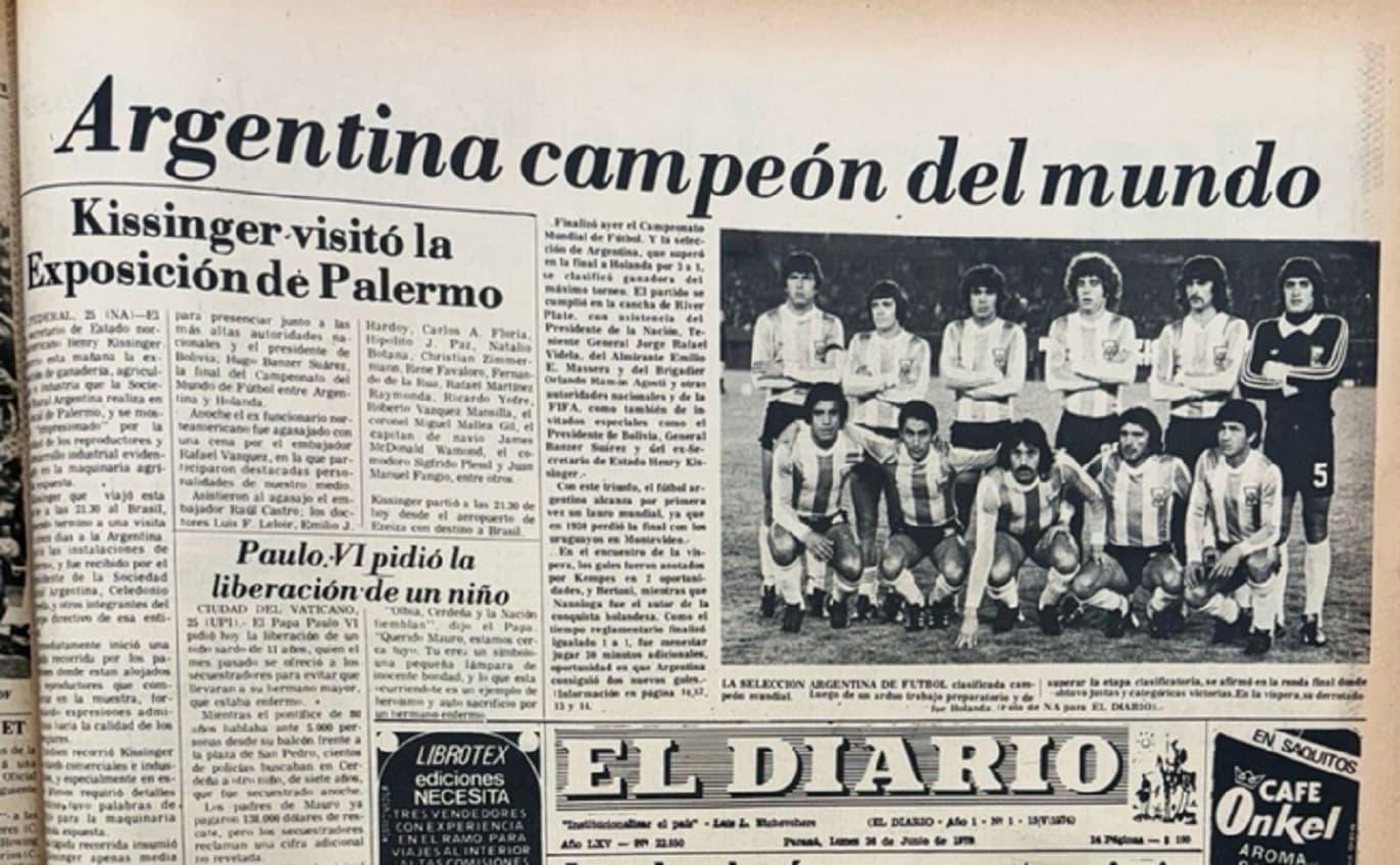 Invitan a una muestra sobre la historia de Argentina en los mundiales de fútbol - imagen de origen