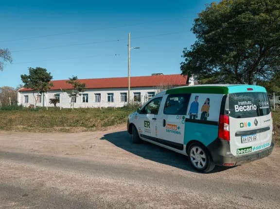 El Becario acompañó recorridos del Transporte Escolar Rural - imagen de origen