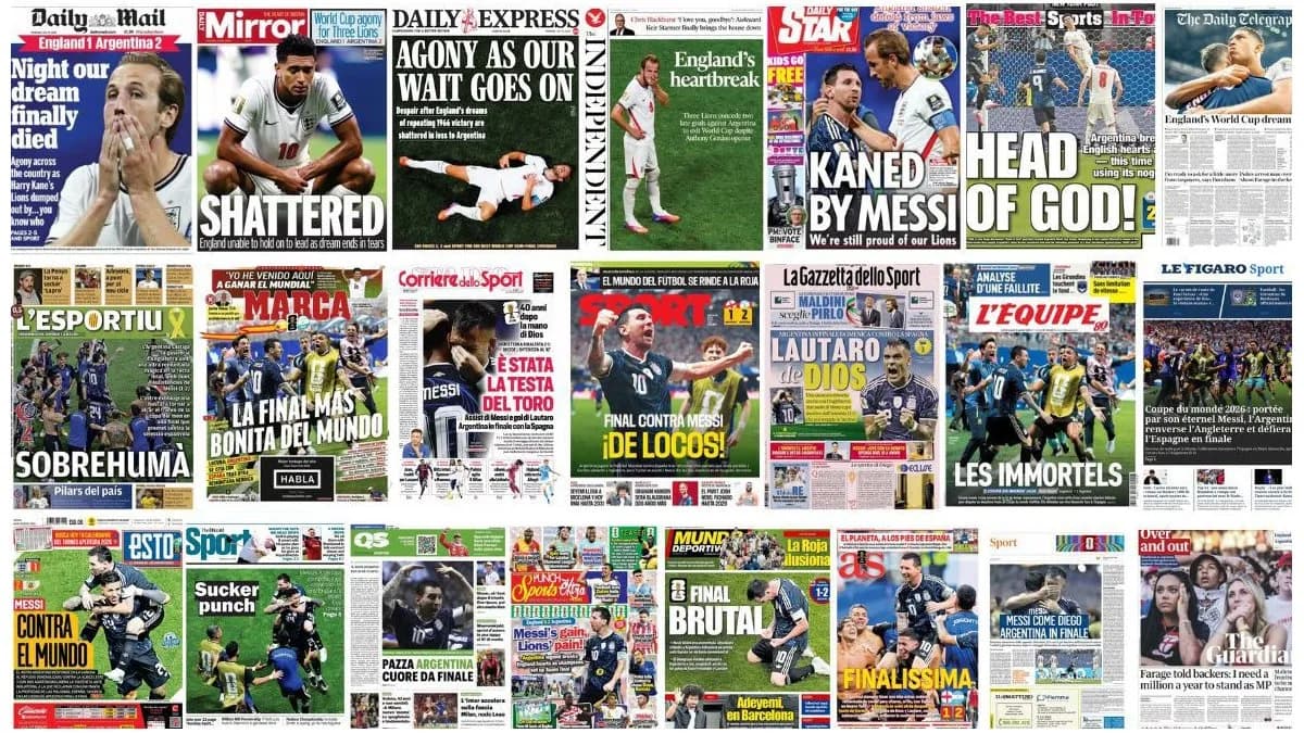 Triunfo de Argentina: las portadas de los principales diarios del mundo - imagen de origen