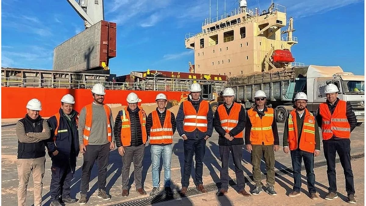 Concretan la primera exportación de soja no modificada genéticamente desde Puerto de Concepción del Uruguay - imagen de origen