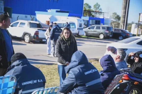 Horas antes de la protesta, Lorena Arrozogaray respaldó a los 120 despedidos en el PIG - imagen de origen