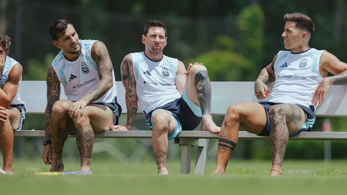 Argentina ya piensa en la final: entrenamiento regenerativo y clima distendido - imagen de origen
