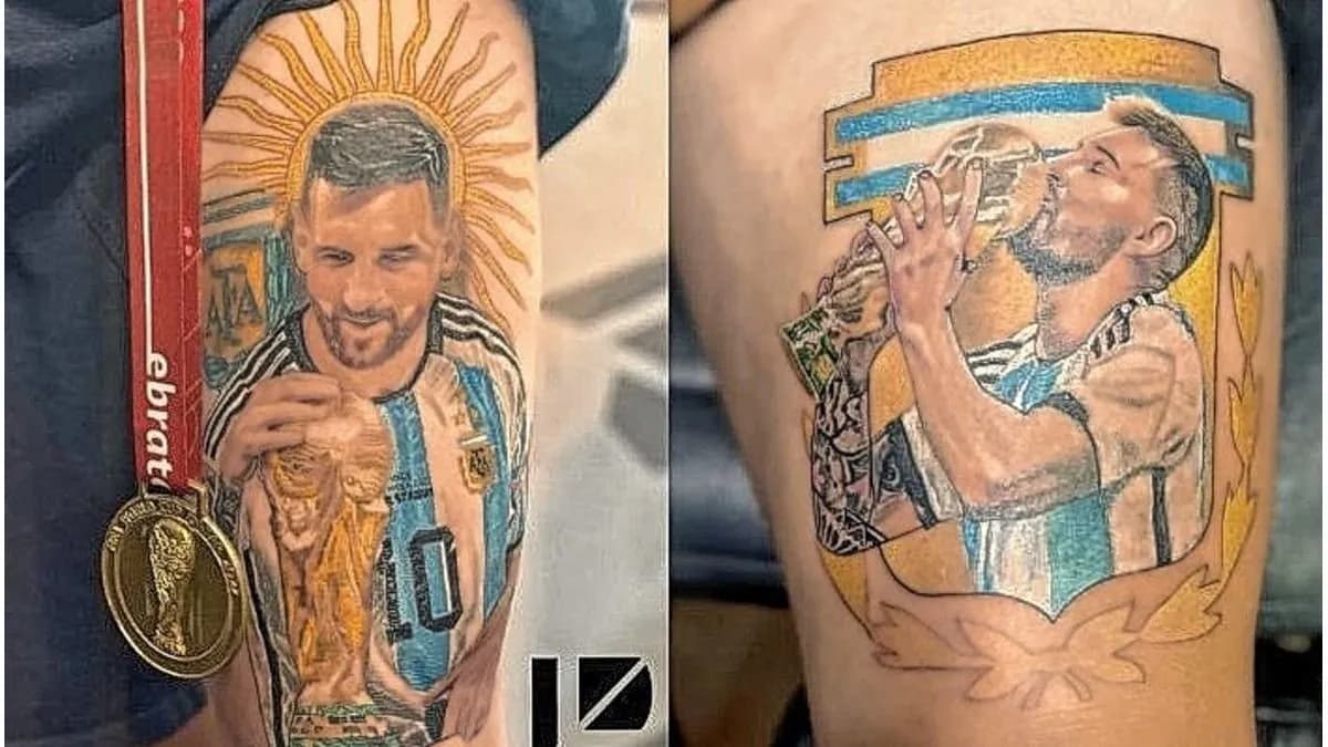 El Mundial reactiva la fiebre por los tatuajes futboleros - imagen de origen
