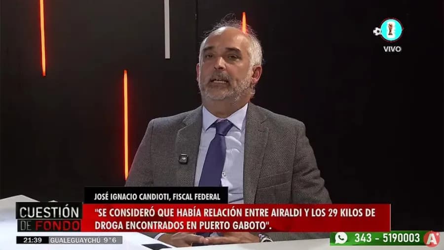 Fiscal Federal José Ignacio Candioti: “La respuesta al narcotráfico también tiene que ser coordinada” | Análisis - imagen de origen